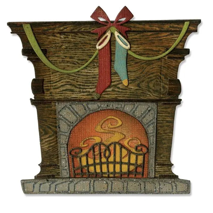 Fireside Thinlits Die Set Die Set 10PK - Back from the Vault - Tim Holtz - Sizzix