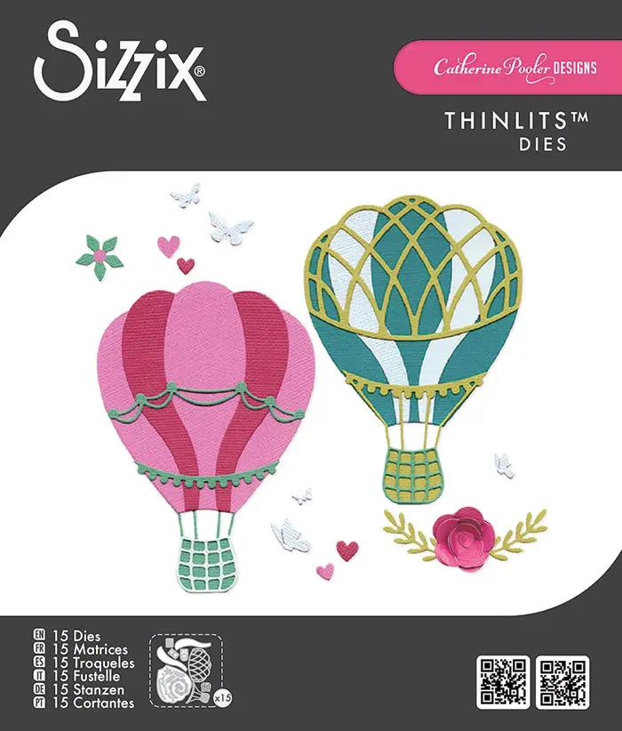 Floating Fancy Thinlits Die Set - Catherine Pooler - Sizzix