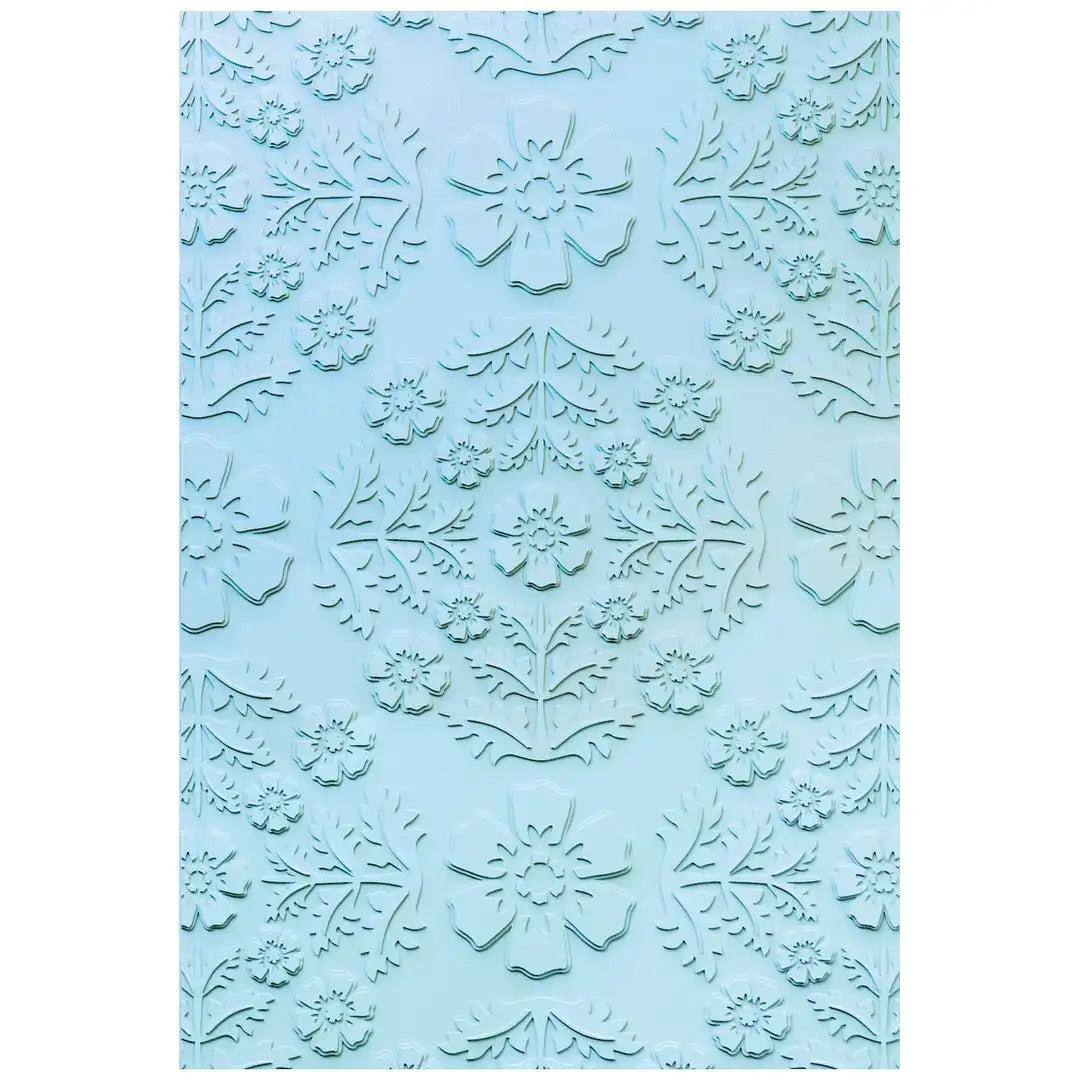 View 4 of Floral Damask Textured Impressions A5 Embossing Folder - Eileen Hull - Sizzix