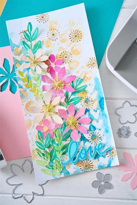 Floral Layers #1 Stamps and Framelits Die Set by Vicki Boutin - Sizzix