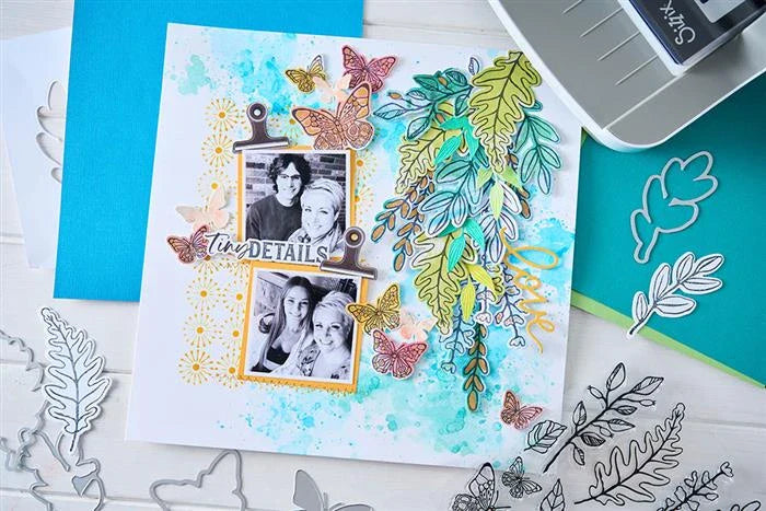 Floral Layers #1 Stamps and Framelits Die Set by Vicki Boutin - Sizzix