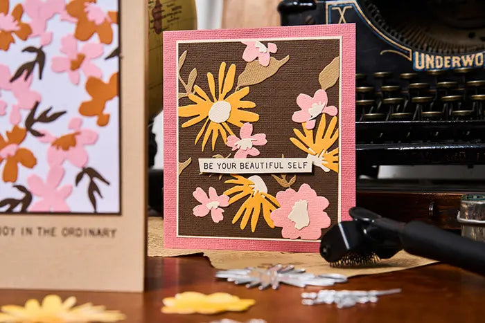View 3 of Floristry Thinlits Dies w/ 2D Texture Fades Folder - Vault Side-Order - Tim Holtz - Sizzix