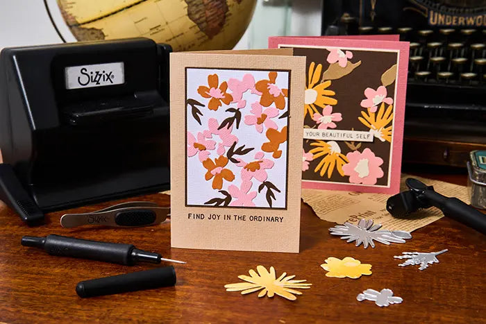 View 7 of Floristry Thinlits Dies w/ 2D Texture Fades Folder - Vault Side-Order - Tim Holtz - Sizzix