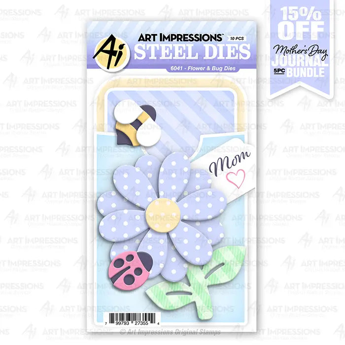 Flower & Bugs Die Set - Art Impressions