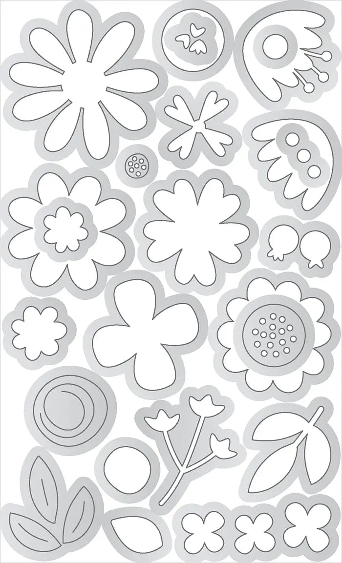 View 2 of Flower Garden Doodle Cuts - Butterfly Kisses - Doodlebug