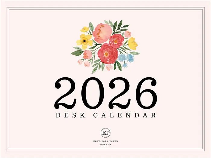Flower Market 2026 Calendar - Echo Park