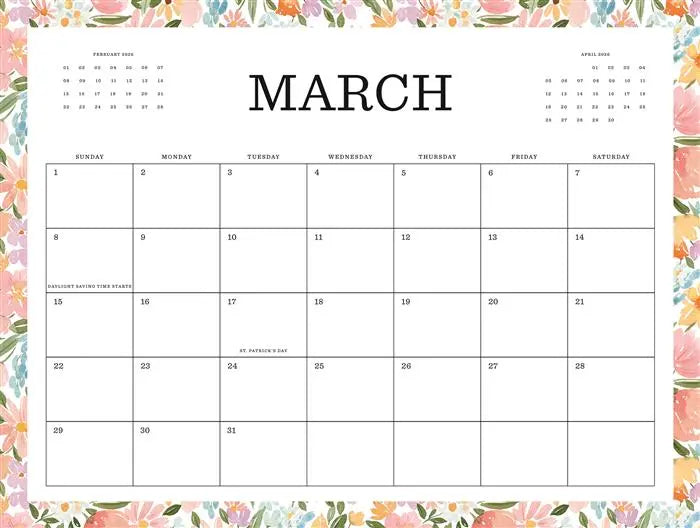 Flower Market 2026 Calendar - Echo Park