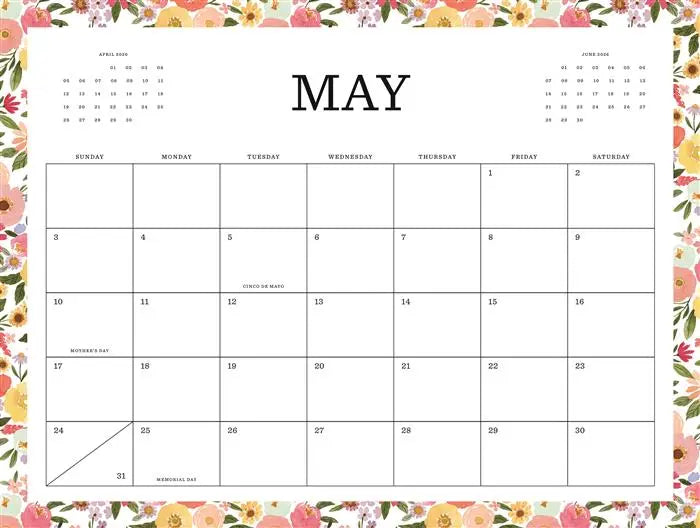 Flower Market 2026 Calendar - Echo Park