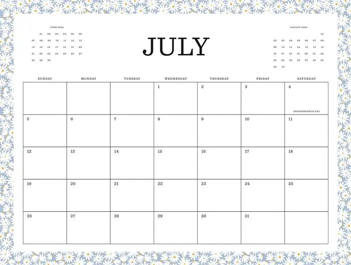 Flower Market 2026 Calendar - Echo Park