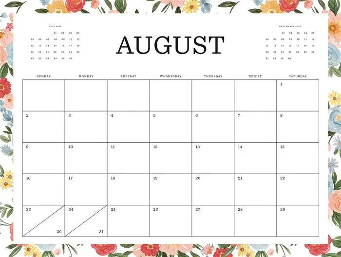 Flower Market 2026 Calendar - Echo Park