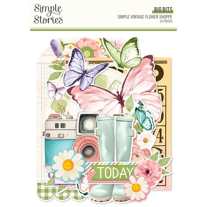 Flower Shoppe Big Bits & Pieces - Simple Vintage - Simple Stories