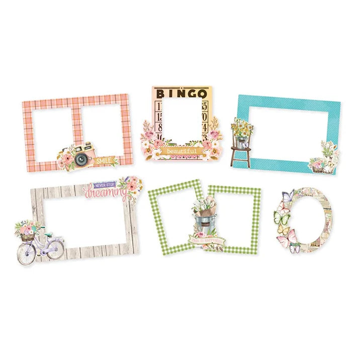Flower Shoppe Chipboard Frames - Simple Vintage - Simple Stories