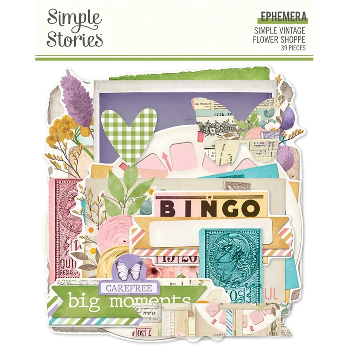 Flower Shoppe Ephemera - Simple Vintage - Simple Stories