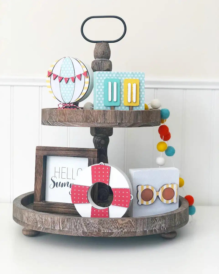 Fly High Hot Air Balloon Unfinished Wood Craft - Home - Foundations Decor