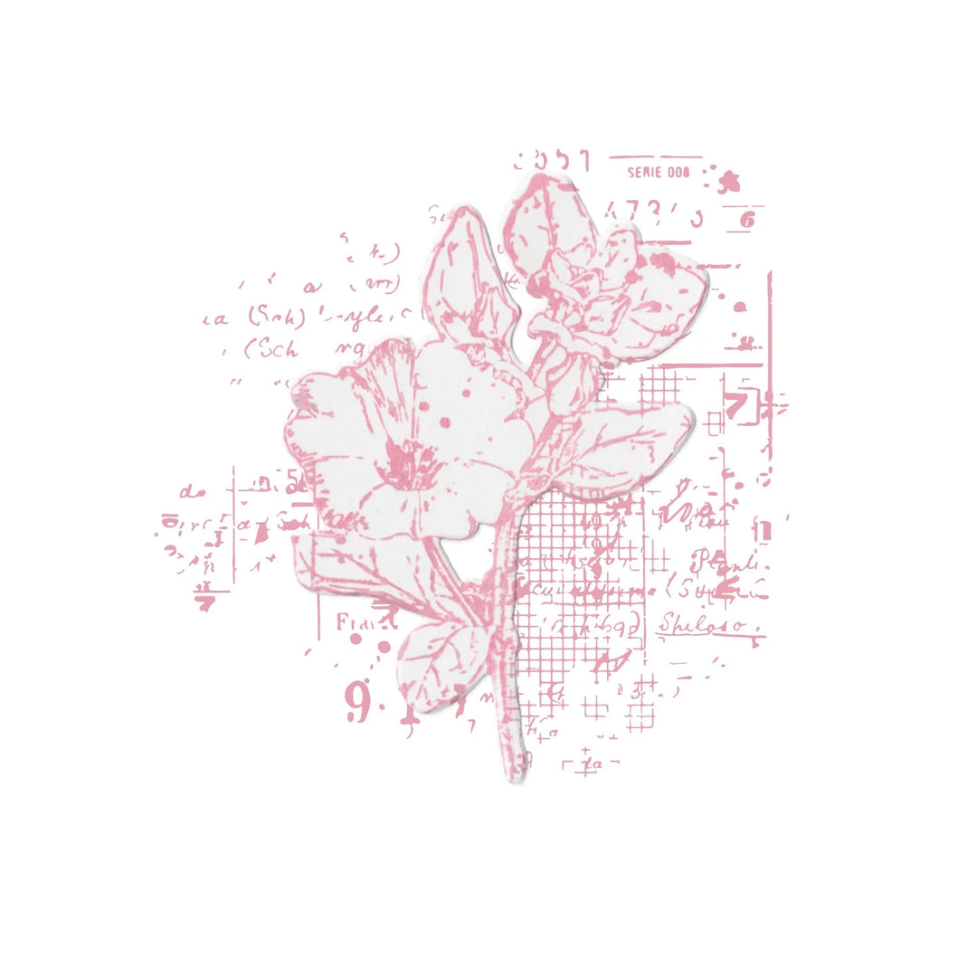 Framelits Die Set w/ Stamp Floral Mix Cluster by 49 and Market - Sizzix