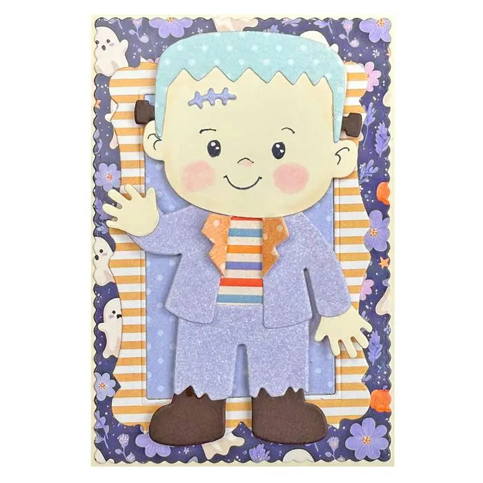 Frankenstein Puppet Steel Die Set - Halloween - Art Impressions