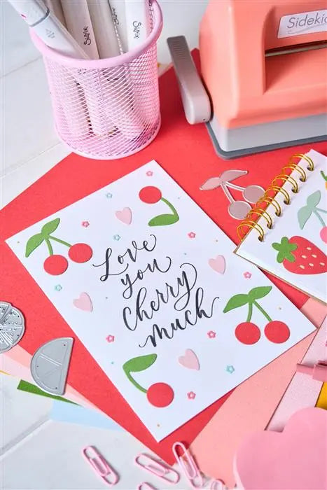 Fruit Doodles Thinlits Die Set Die Set 17PK - Letters by Shells - Shelly Kim - Sizzix