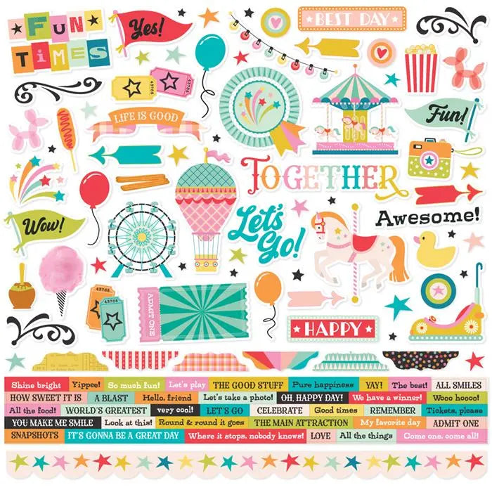 Fun Times Scrapbook Collection Kit, 12" x 12" - Simple Stories