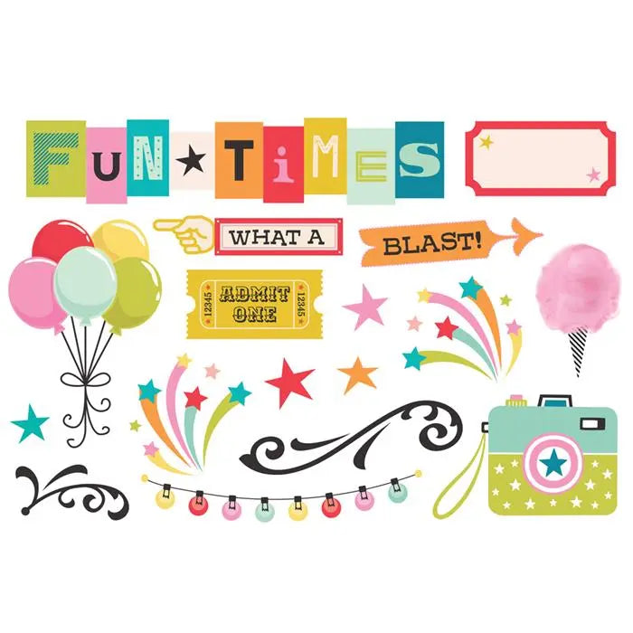 Fun Times Simple Pages Page Pieces - Simple Stories
