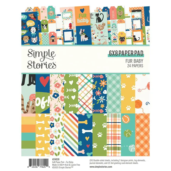 Fur Baby 6" x 8" Pad - Simple Stories