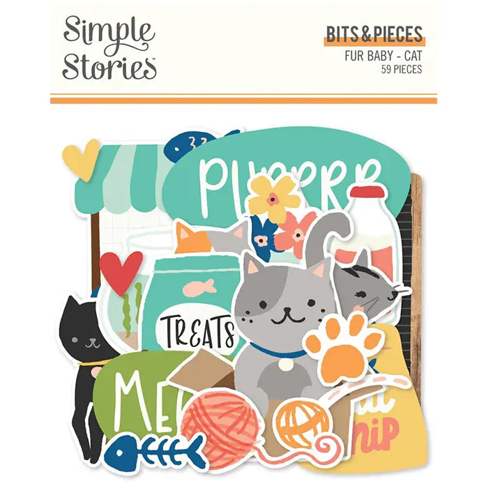 Fur Baby Cat Bits & Pieces - Simple Stories