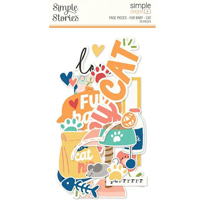 Fur Baby Cat Simple Page Pieces - Simple Stories