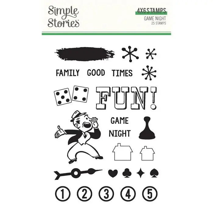 Game Night Stamps - Simple Stories
