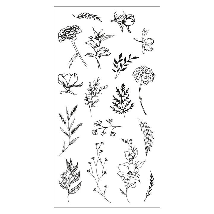 Garden Botanicals Clear Stamps Set - Lisa Jones - Sizzix