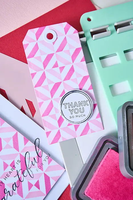 Geo Blocks Rotating Stencil Set - Sizzix