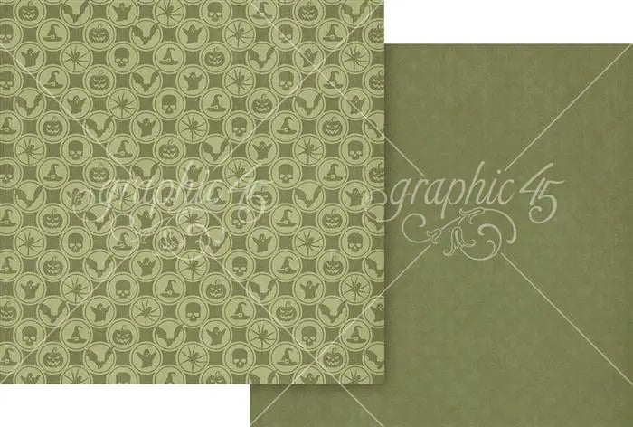 Ghostly Greetings Scrapbook Collection Kit,  8" x 8" - Graphic 45