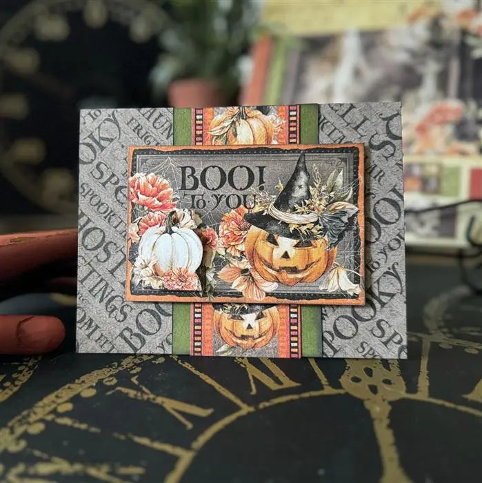 Ghostly Greetings Scrapbook Collection Kit,  8" x 8" - Graphic 45