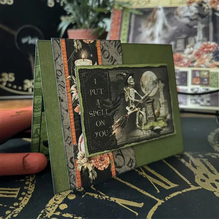 Ghostly Greetings Scrapbook Collection Kit,  8" x 8" - Graphic 45