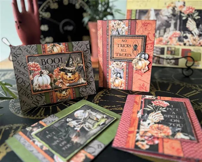 Ghostly Greetings Scrapbook Collection Kit,  8" x 8" - Graphic 45