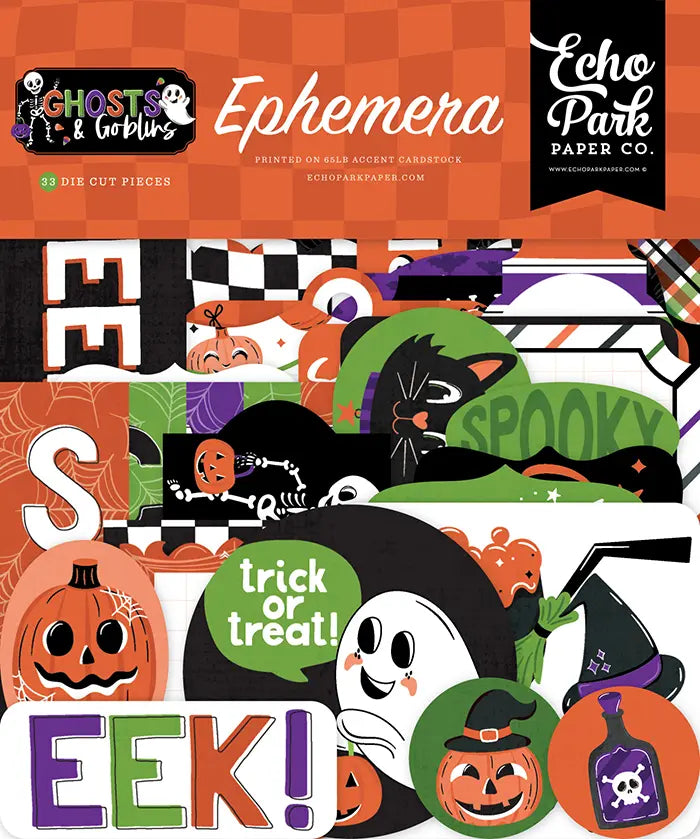 Ghosts And Goblins Ephemera Die Cuts - Echo Park