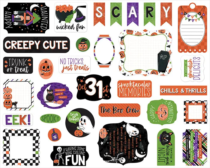Ghosts And Goblins Ephemera Die Cuts - Echo Park