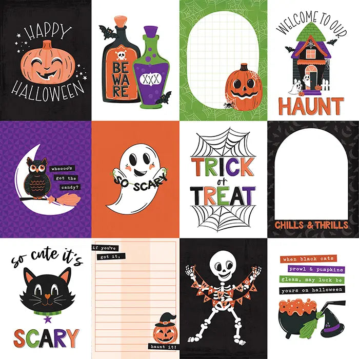 Ghosts And Goblins Scrapbook Collection Kit, 12" x 12" - Echo Park