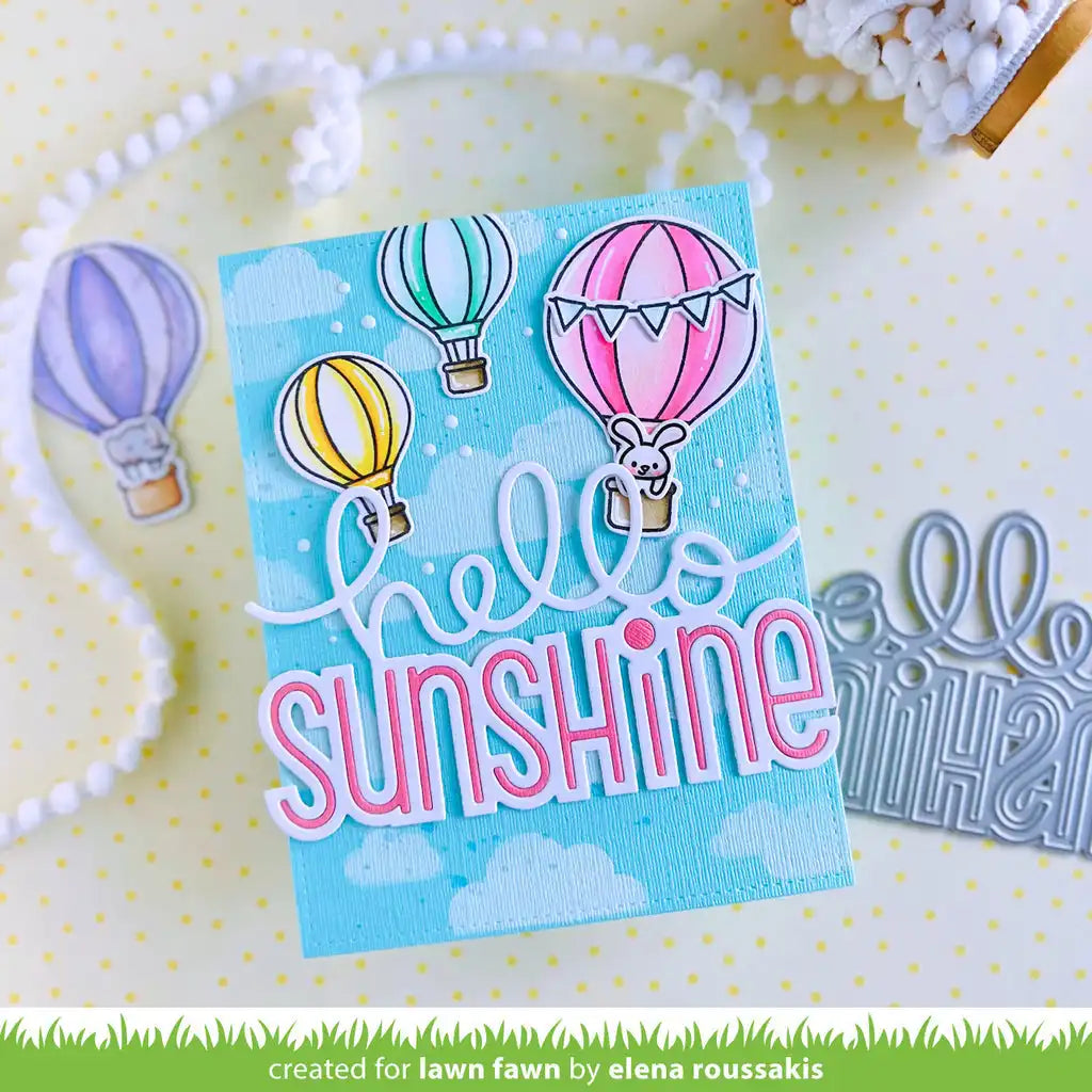 Giant Hello Sunshine Die-Lawn Fawn