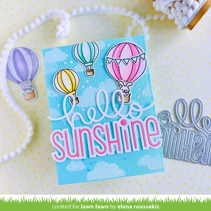 Giant Hello Sunshine Die-Lawn Fawn