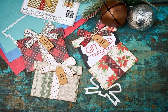 Gift Card Package Thinlits Die Set Die Set 6PK - Back from the Vault - Tim Holtz - Sizzix
