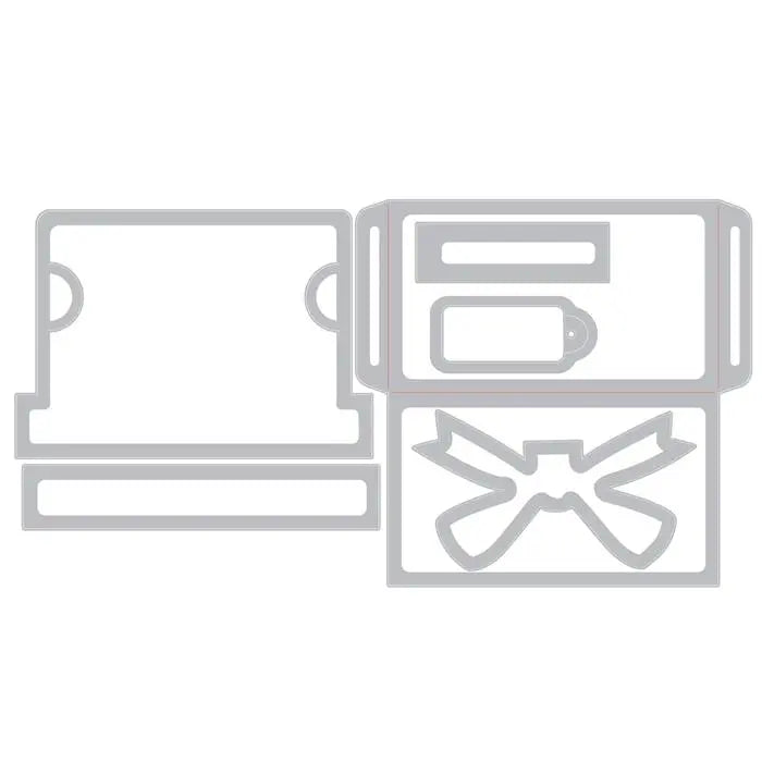 Gift Card Package Thinlits Die Set Die Set 6PK - Back from the Vault - Tim Holtz - Sizzix