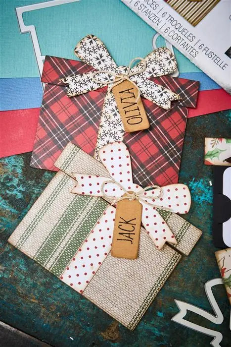 Gift Card Package Thinlits Die Set Die Set 6PK - Back from the Vault - Tim Holtz - Sizzix