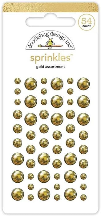 Gold Assortment Sprinkles - Hello Again - Doodlebug