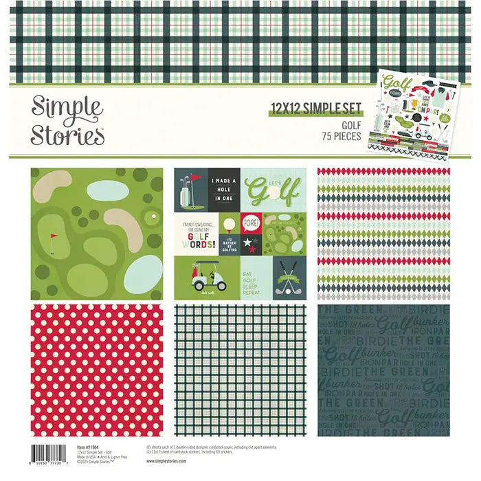 Golf 12" x 12" Collection Kit - Simple Stories