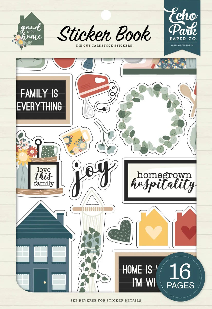 Good To Be Home Sticker Book- Echo Park