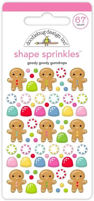Goody Goody Gumdrops Shape Sprinkles - Oh What Fun - Doodlebug