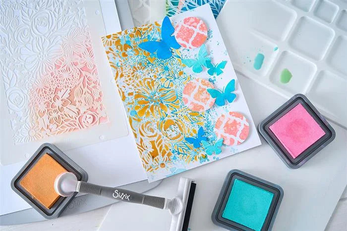 Greenery Layers #1 Stamp and Framelits Die Set by Vicki Boutin - Sizzix