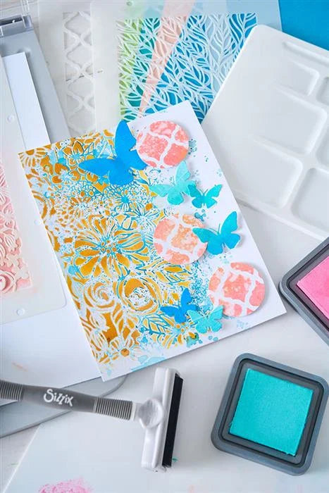 Greenery Layers #1 Stamp and Framelits Die Set by Vicki Boutin - Sizzix