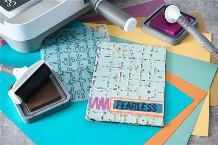 Grid Graph Multi-Level Embossing Folder - Seth Apter - Sizzix