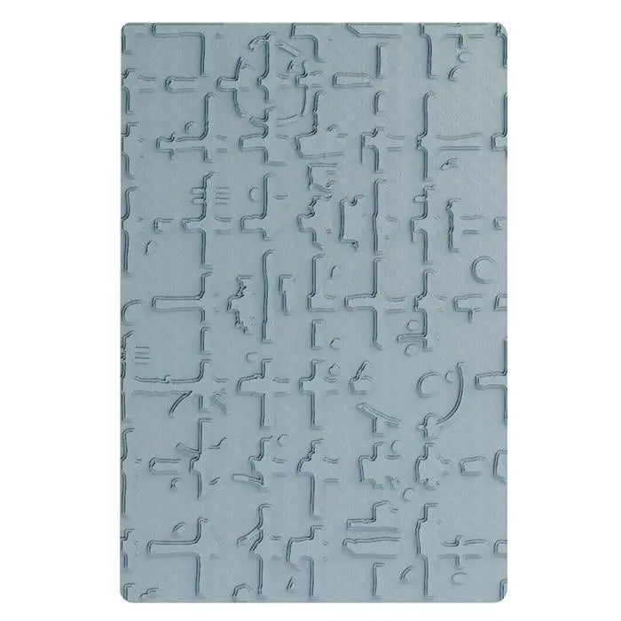 Grid Graph Multi-Level Embossing Folder - Seth Apter - Sizzix