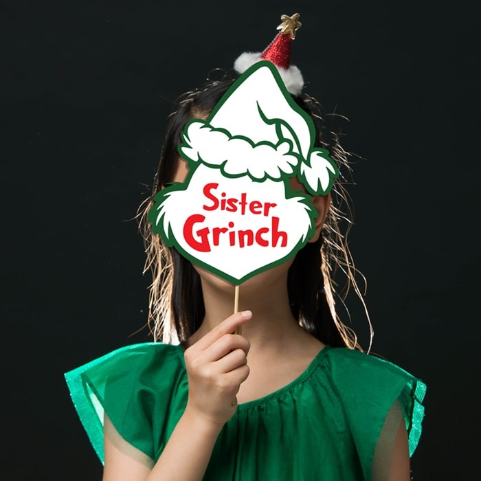 Grinch Face SVG Image File Download
